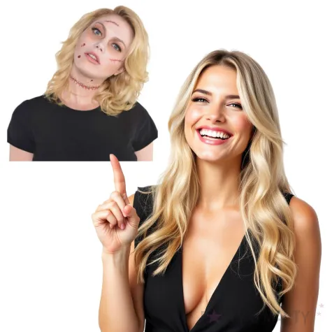 tatuaz rany szyte amscan 14 szt