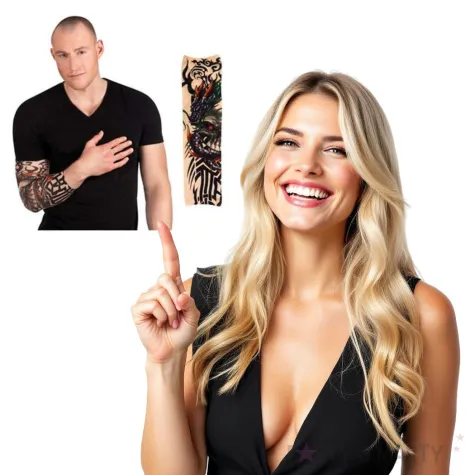 tatuaz rekaw czaszka godan