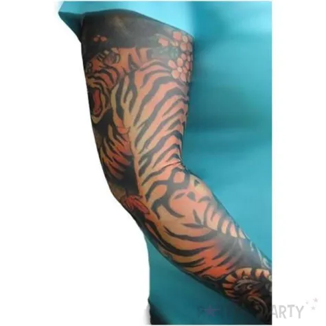 tatuaz rekaw tygrys godan