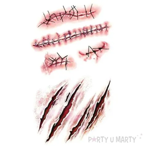 tatuaz wodny monster attack 105x60 mm