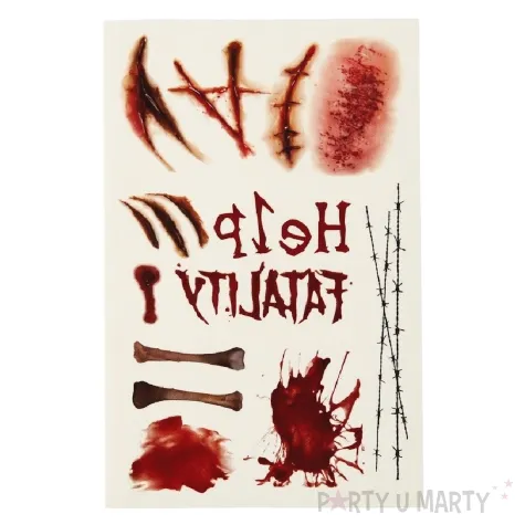 tatuaze zmywalne kreawe rany help