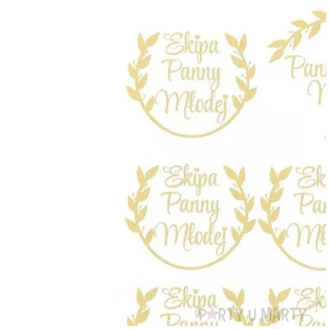 tatuaze zmywalne wieczor panienski zloty partycollection 15 szt