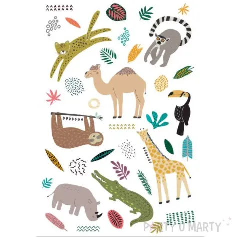 tatuaze zoo party folat 30 szt