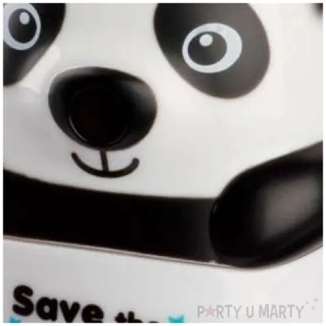 temperowka panda z korbka bialo czarna deli