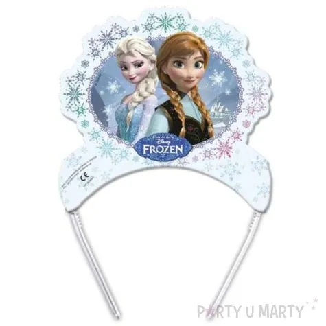 tiara frozen papierowa 6 szt