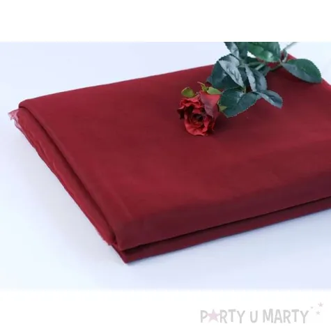 tiul drobny bordo 1 60 x 10 m 1 szt