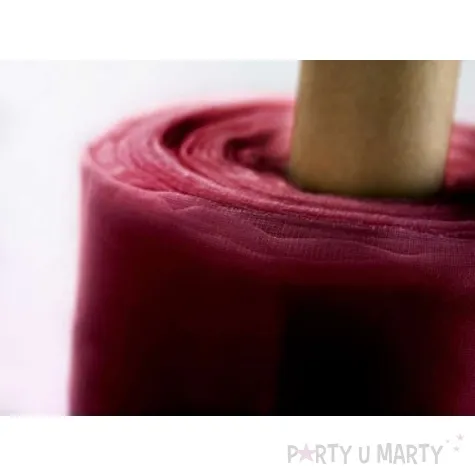 tiul drobny bordowy 1 6mx100m 1 belka