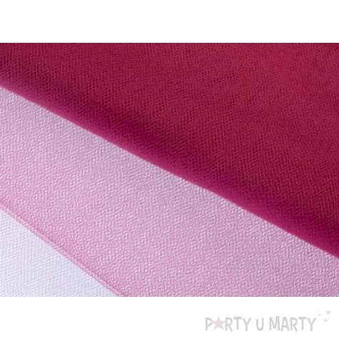 tiul drobny bordowy 150 cm x 10 m 1 szt