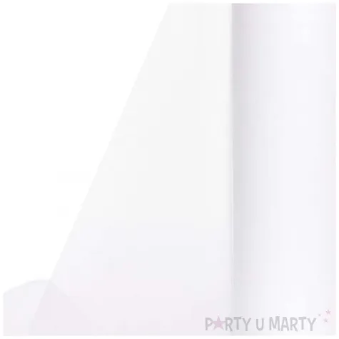tiul gladki bialy partydeco 0 50 x 9 m