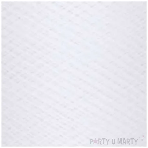 tiul gladki bialy sztywny partydeco 0 3 x 50 m