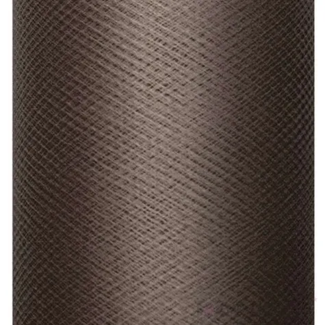 tiul gladki brazowy 0 3 x 50m 1 szt