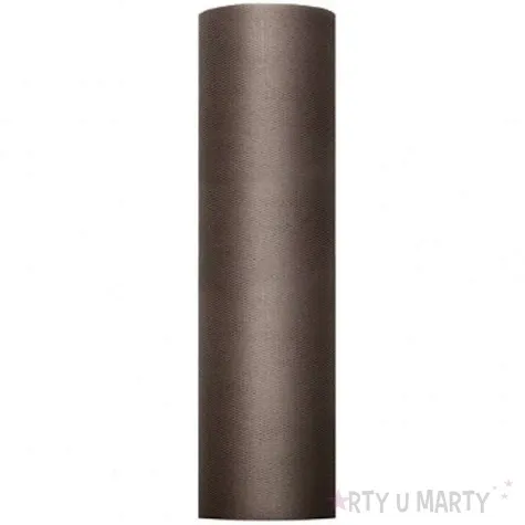 tiul gladki brazowy 0 3 x 50m 1 szt