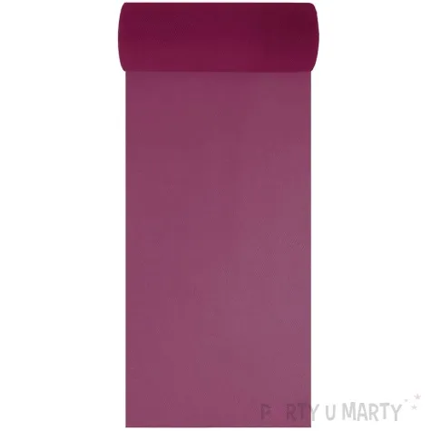 tiul gladki burgundowy partypal 0 15 x 9 m