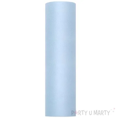 tiul gladki classic blekitny partydeco 0 3 x 50m