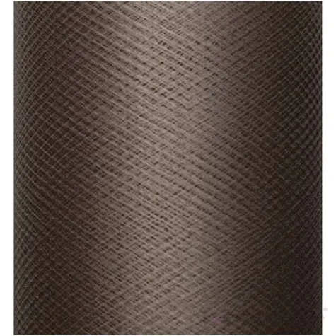 tiul gladki classic brazowy partydeco 0 3 x 50m 1szt