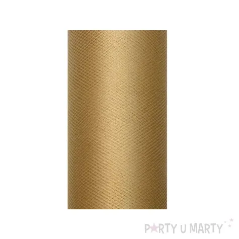 tiul gladki classic karmelowy partydeco 0 30 x 9 m