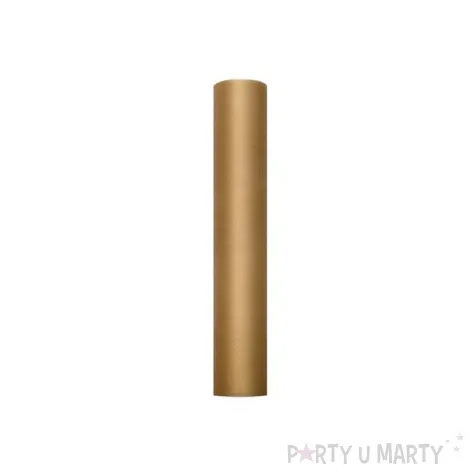 tiul gladki classic karmelowy partydeco 0 30 x 9 m