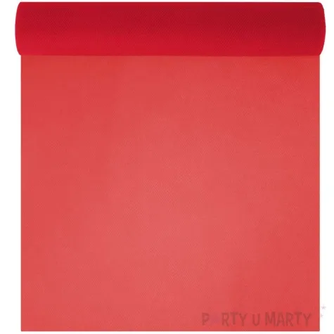 tiul gladki czerwony partypal 0 3 x 9 m