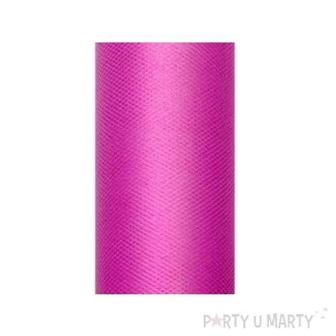 tiul gladki fuksja 0 50 x 9 m