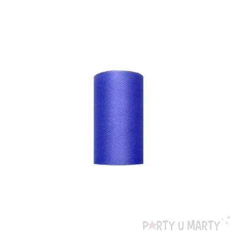 tiul gladki granatowy 0 08 x 20 m