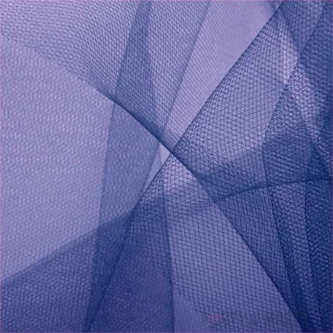 tiul gladki granatowy partypal 0 15 x 9 m