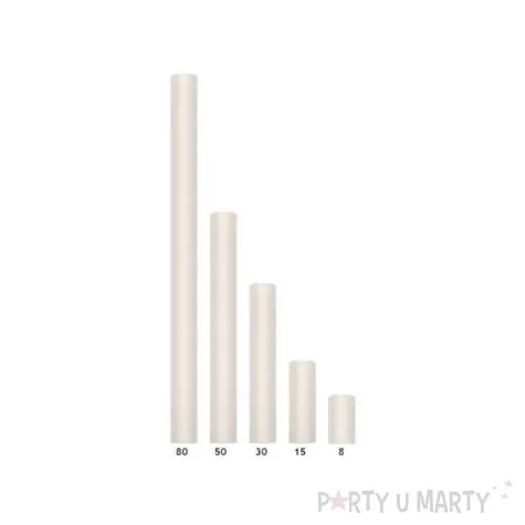 tiul gladki kremowy partydeco 0 08 x 20 m