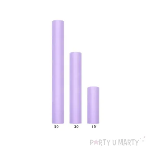 tiul gladki liliowy partydeco 0 15 x 9 m