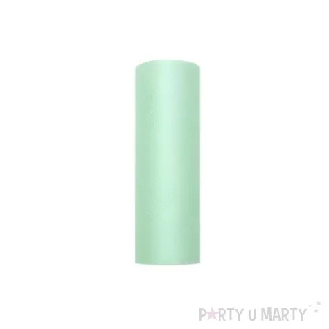 tiul gladki mietowy partydeco 0 15 x 9 m