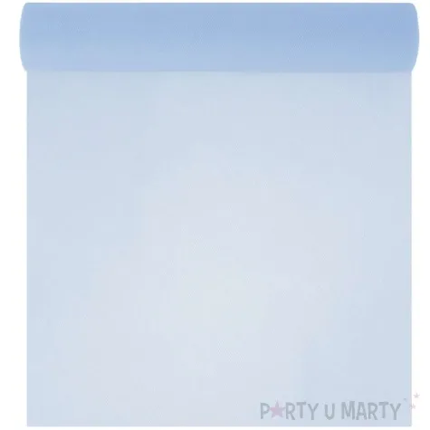 tiul gladki niebieski partypal 0 3 x 9 m