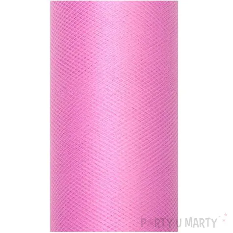 tiul gladki rozowy gleboki 0 15 x 9 m
