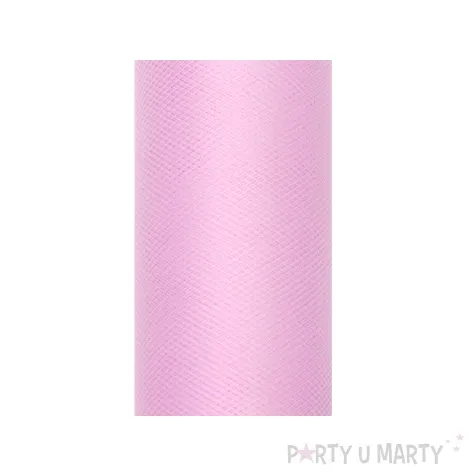 tiul gladki rozowy jasny 0 08 x 20 m