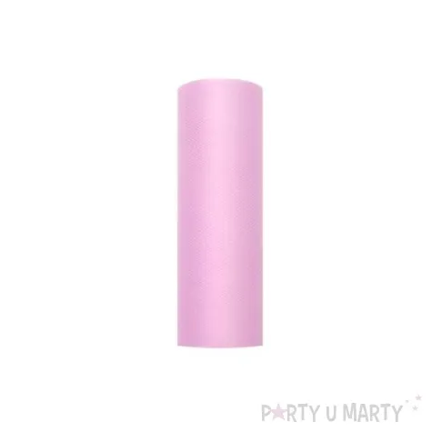 tiul gladki rozowy jasny partydeco 0 15 x 9 m