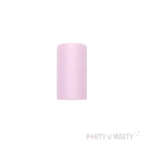 tiul gladki rozowy jasny pastel 0 08 x 20 m