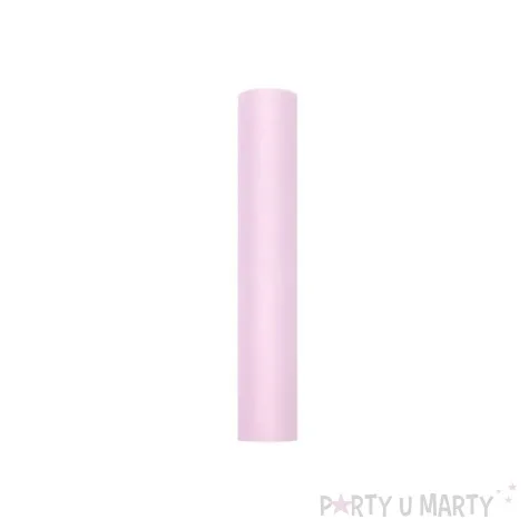 tiul gladki rozowy jasny pastel partydeco 0 30 x 9 m