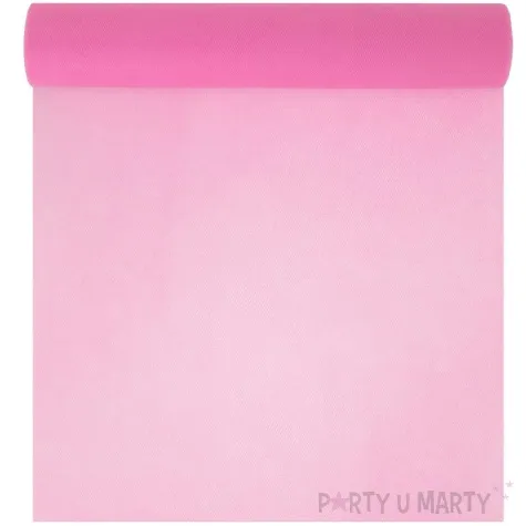 tiul gladki rozowy partypal 0 3 x 9 m