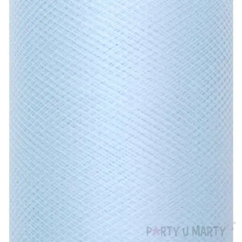tiul gladki sztywny blekitny partydeco 0 3 x 50 m