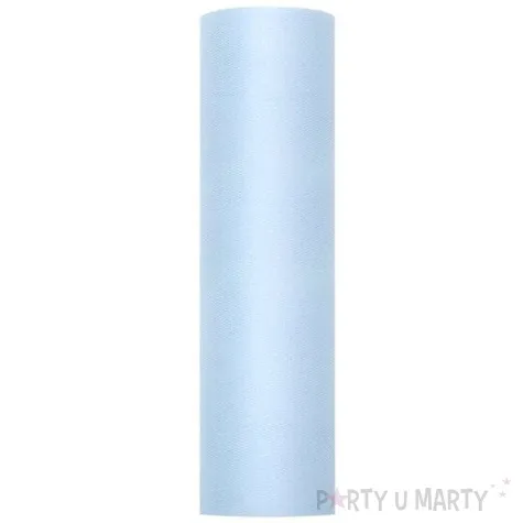 tiul gladki sztywny blekitny partydeco 0 3 x 50 m