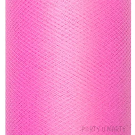 tiul gladki sztywny rozowy ciemny partydeco 0 3 x 50 m