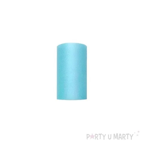 tiul gladki turkusowy jasny partydeco 0 08 x 20 m
