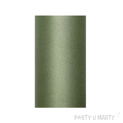 tiul gladki zielony 0 15 x 9 m