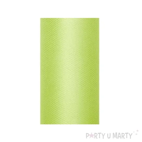 tiul gladki zielony jasny partydeco 0 15 x 9 m