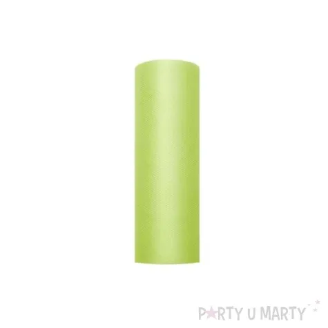 tiul gladki zielony jasny partydeco 0 15 x 9 m