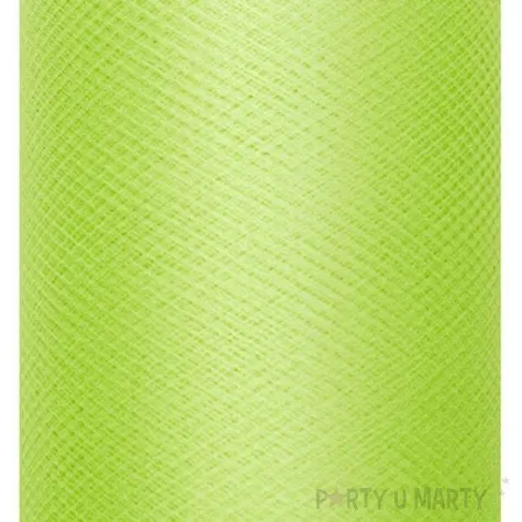 tiul gladki zielony jasny partydeco 0 3x50m