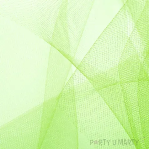 tiul gladki zielony partypal 0 3 x 9 m