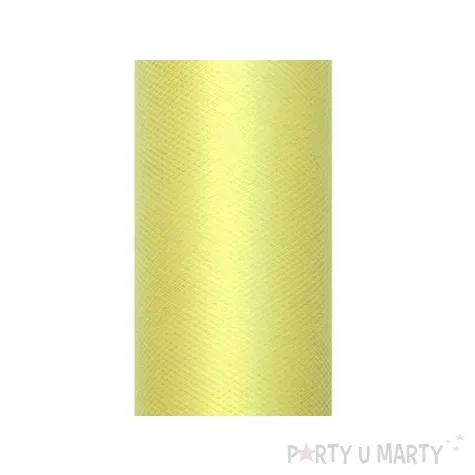 tiul gladki zolty jasny 0 15 x 9 m