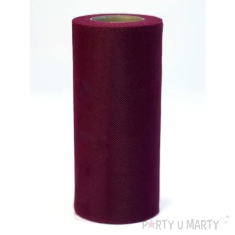 tiul na szpulce 15 cmx 25 m bordo 1 szt