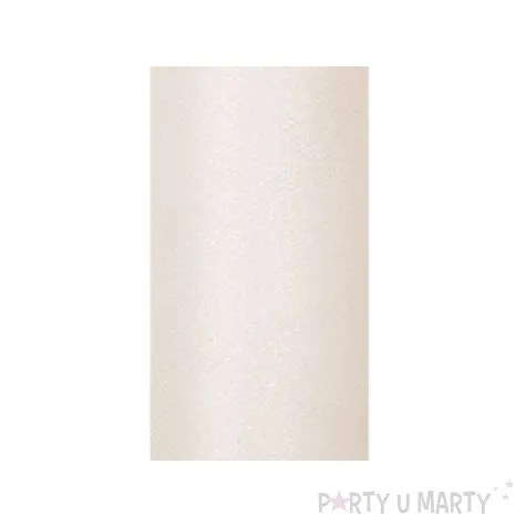 tiul z brokatem kremowy 15 cm x 9 m