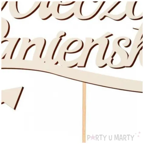 topper beermata wieczor panienski rogi partycollection 14 5 x 26 cm