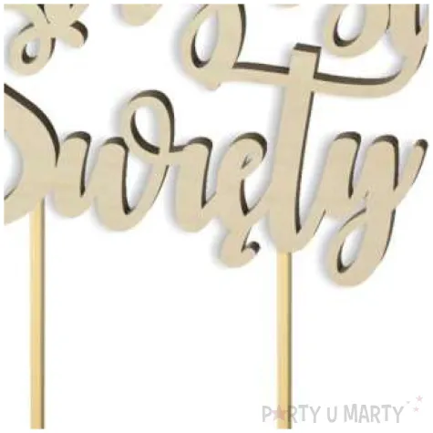 topper drewniany chrzest swiety zawijaski 14 5 x 17 cm