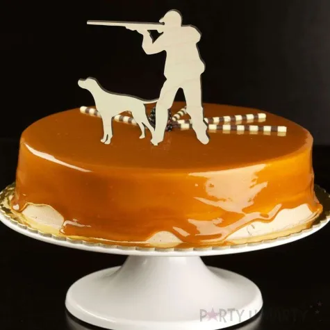 topper drewniany mysliwy 11x18 cm